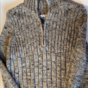 Liz Claiborne quarter zip sweater